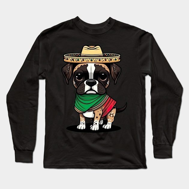 Boxer 5th of May Long Sleeve T-Shirt by JayD World